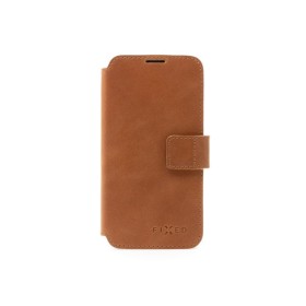 Kožené puzdro typu kniha FIXED ProFit pre Samsung Galaxy A36 5G, hnedá