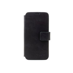 Kožené puzdro typu kniha FIXED ProFit pre Samsung Galaxy A36 5G, čierna