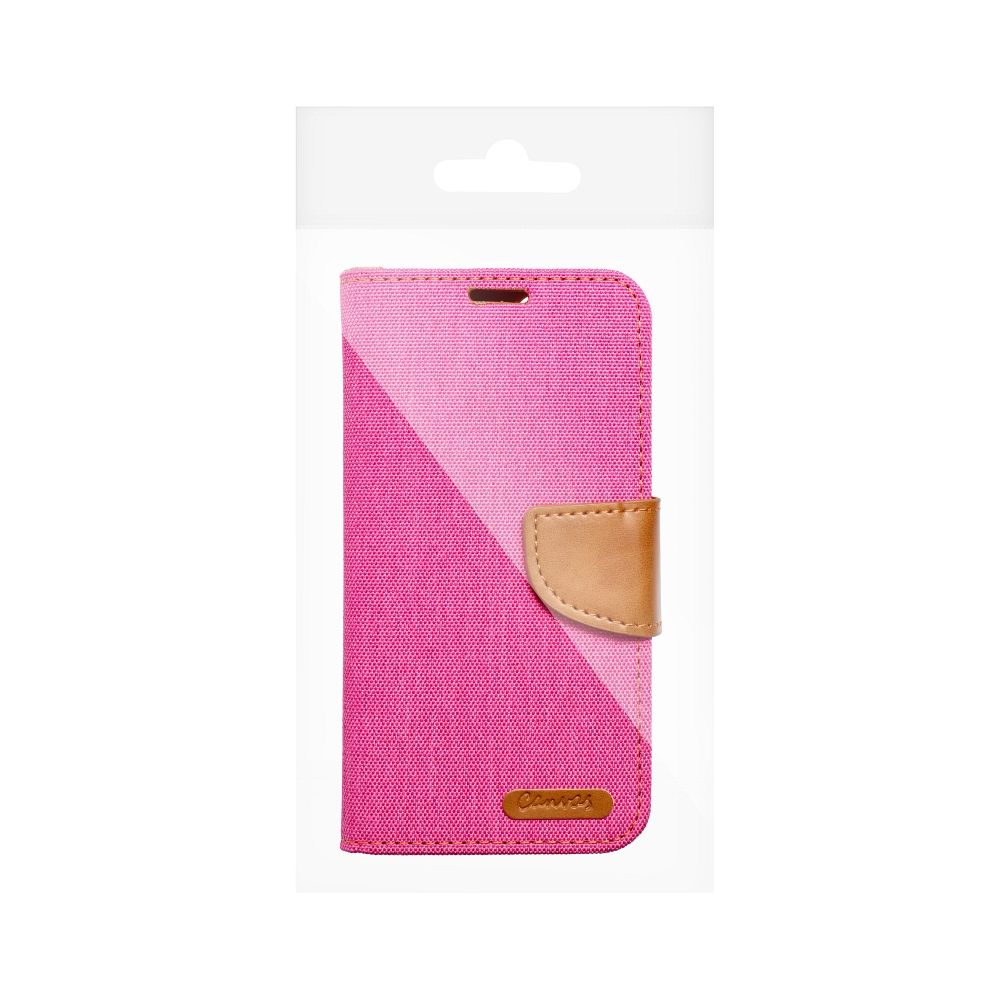 CANVAS Book case for IPHONE 16 Plus pink
