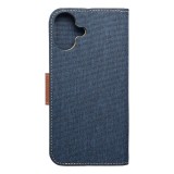 CANVAS Book case for IPHONE 16 Plus navy blue