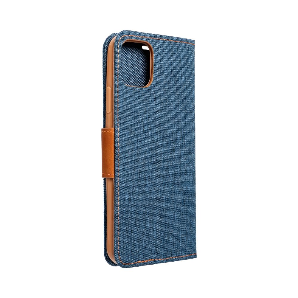 CANVAS Book case for IPHONE 16 Plus navy blue