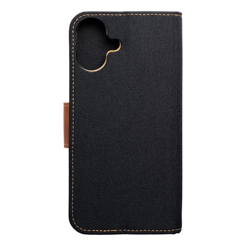 CANVAS Book case for IPHONE 16 Plus black