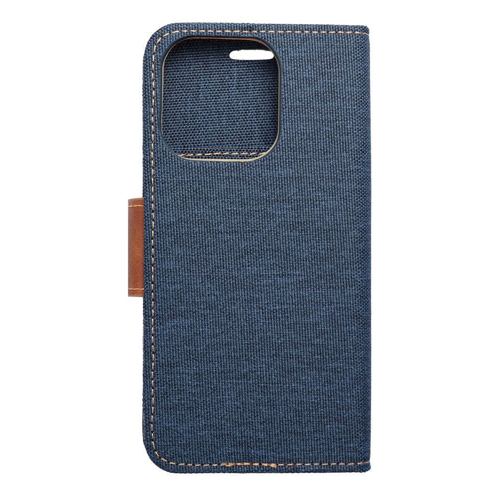 CANVAS Book case for IPHONE 16 Pro navy blue