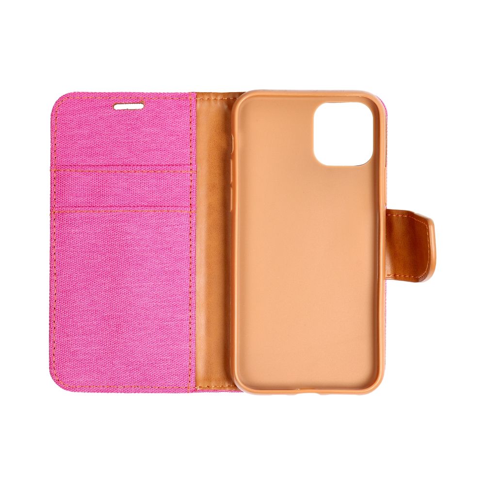 CANVAS Book case for IPHONE 16 pink