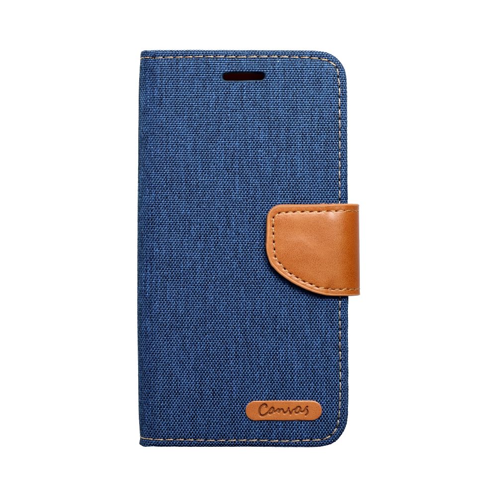 CANVAS Book case for IPHONE 16 navy blue