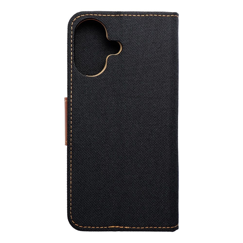CANVAS Book case for IPHONE 16 black