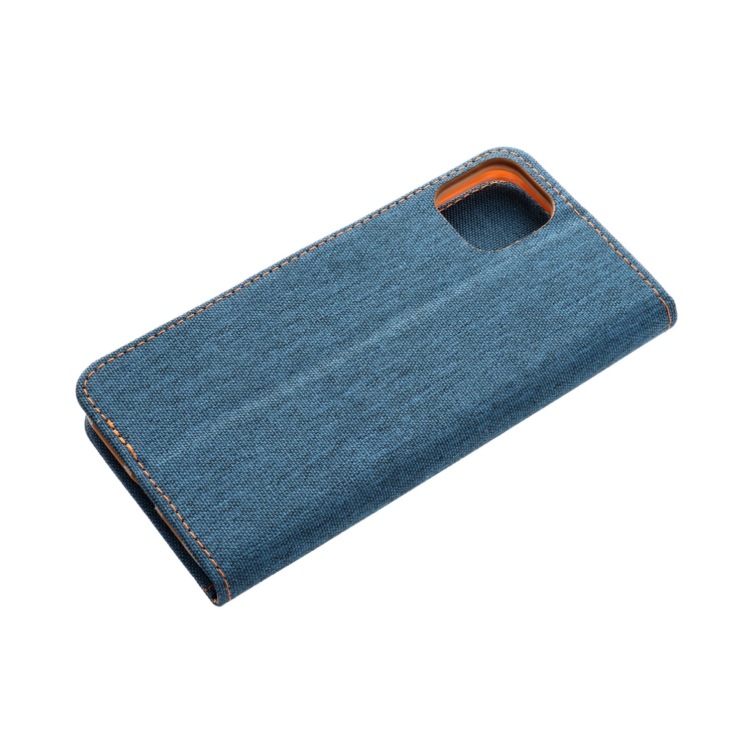 CANVAS Book case for SAMSUNG A14 4G / A14 5G navy blue