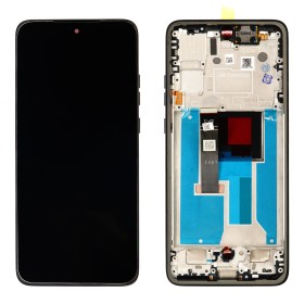 LCD display + dotyková doska + predný kryt pre Motorola ThinkPhone 25 5G, carbon black (Service Pack)