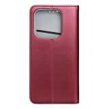 SMART MAGNETO Book case for XIAOMI Redmi Note 14 5G burgundy