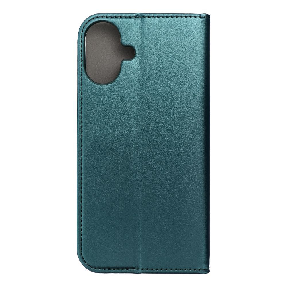 SMART MAGNETO Book case for IPHONE 16 Plus dark green