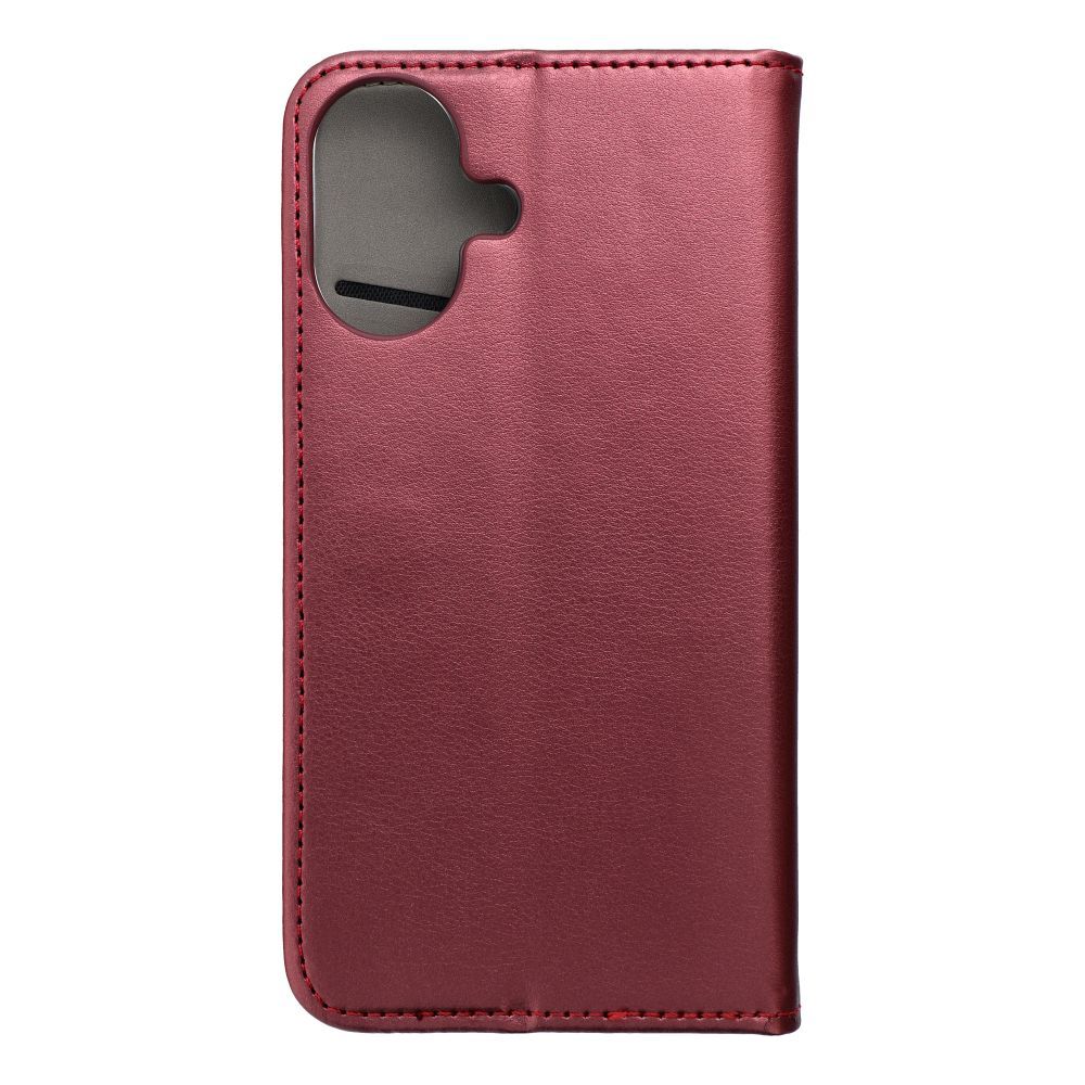SMART MAGNETO Book case for IPHONE 16 burgundy