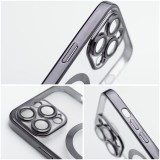 ELECTRO MAG COVER case compatible with MagSafe for SAMSUNG S25 FE black