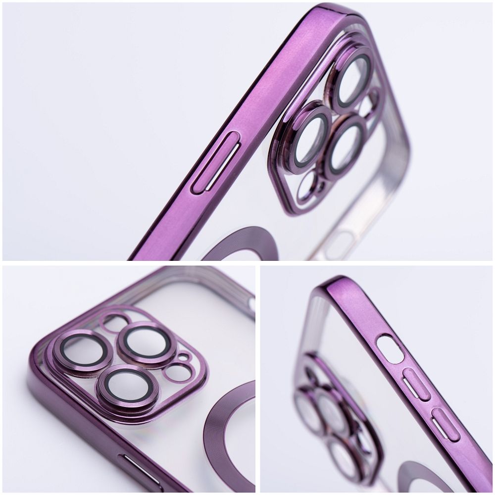 ELECTRO MAG COVER case compatible with MagSafe for IPHONE 11 Pro deep purple