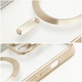 ELECTRO MAG COVER case compatible with MagSafe for SAMSUNG S25 Edge gold