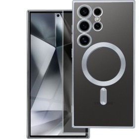 Zadný kryt ELECTRO MAG COVER case s MagSafe pre Samsung Galaxy S25 Edge, silver