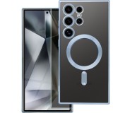 ELECTRO MAG COVER case compatible with MagSafe for SAMSUNG S25 Edge blue