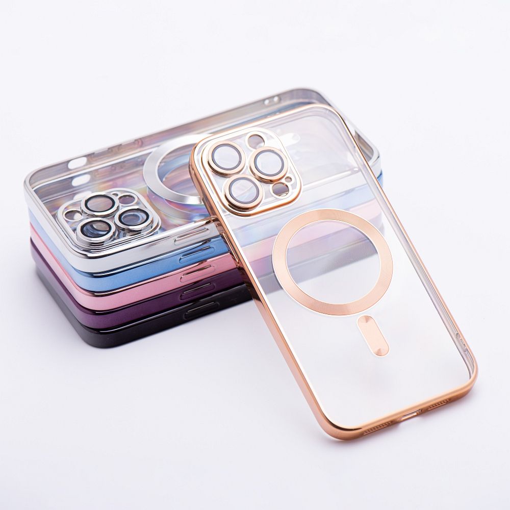 ELECTRO MAG COVER case compatible with MagSafe for IPHONE 16e gold