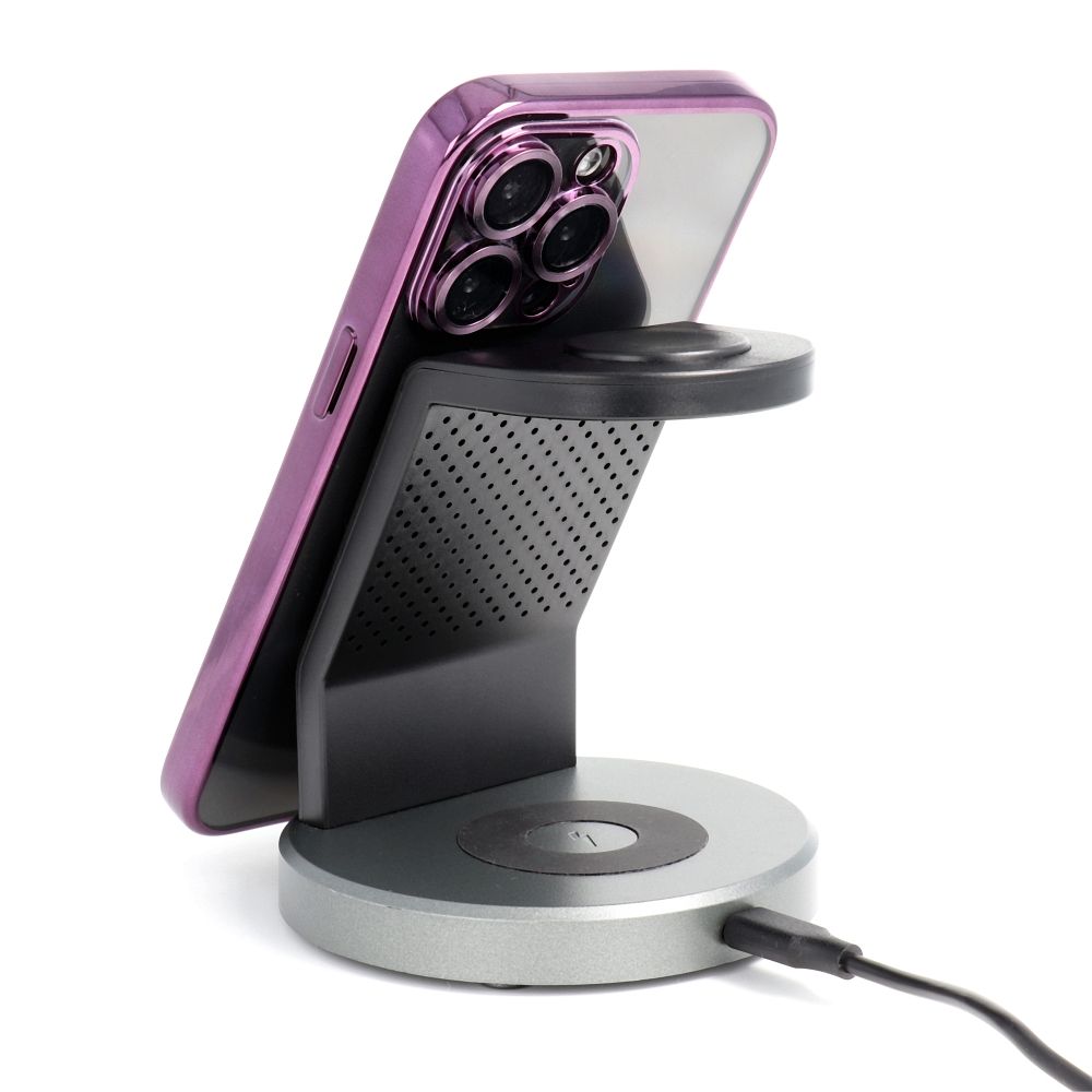 ELECTRO MAG COVER case compatible with MagSafe for IPHONE SE 2025 deep purple
