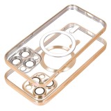 ELECTRO MAG COVER case compatible with MagSafe for SAMSUNG A54 gold