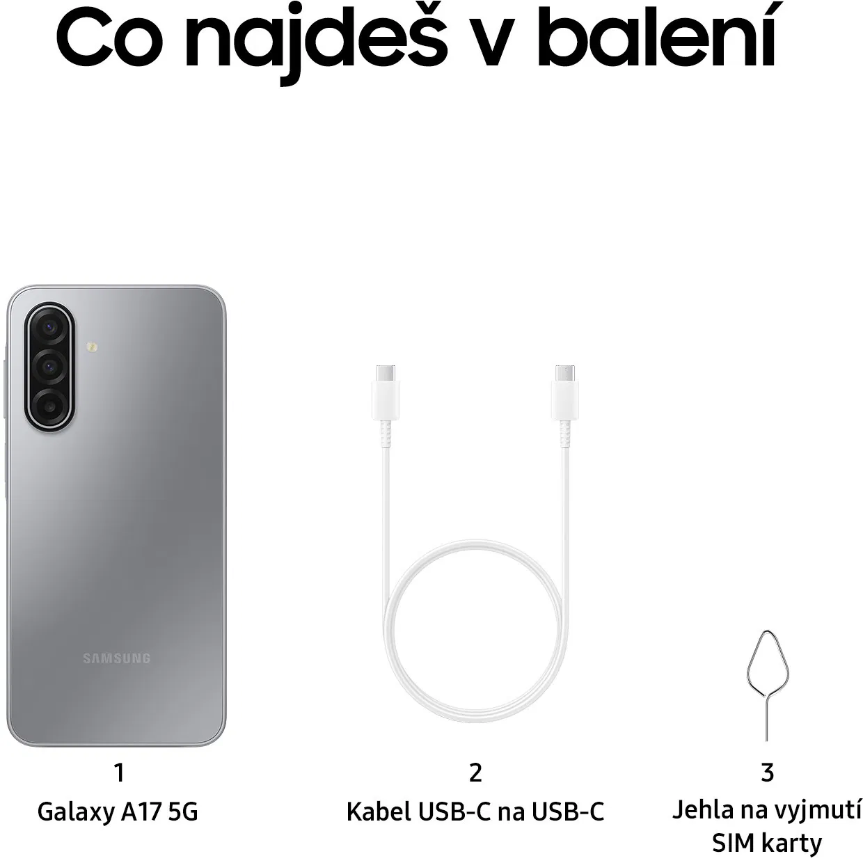 Samsung Galaxy A17 5G (SM-A176) 4GB/128GB Šedá