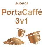 Přenosný kávovar ALIGATOR PortaCaffé 3v1 bílý