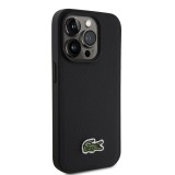 Lacoste Iconic Petit Pique Woven Logo MagSafe Zadní Kryt pro iPhone 15 Pro Black + USB-C/USB-C Datový Kabel