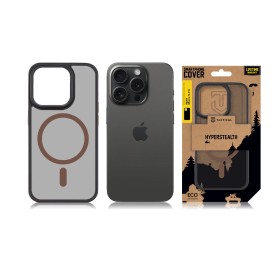 Zadný kryt Tactical MagForce Hyperstealth 2.0 pre Apple iPhone 15 Pro, čierna-hnedá
