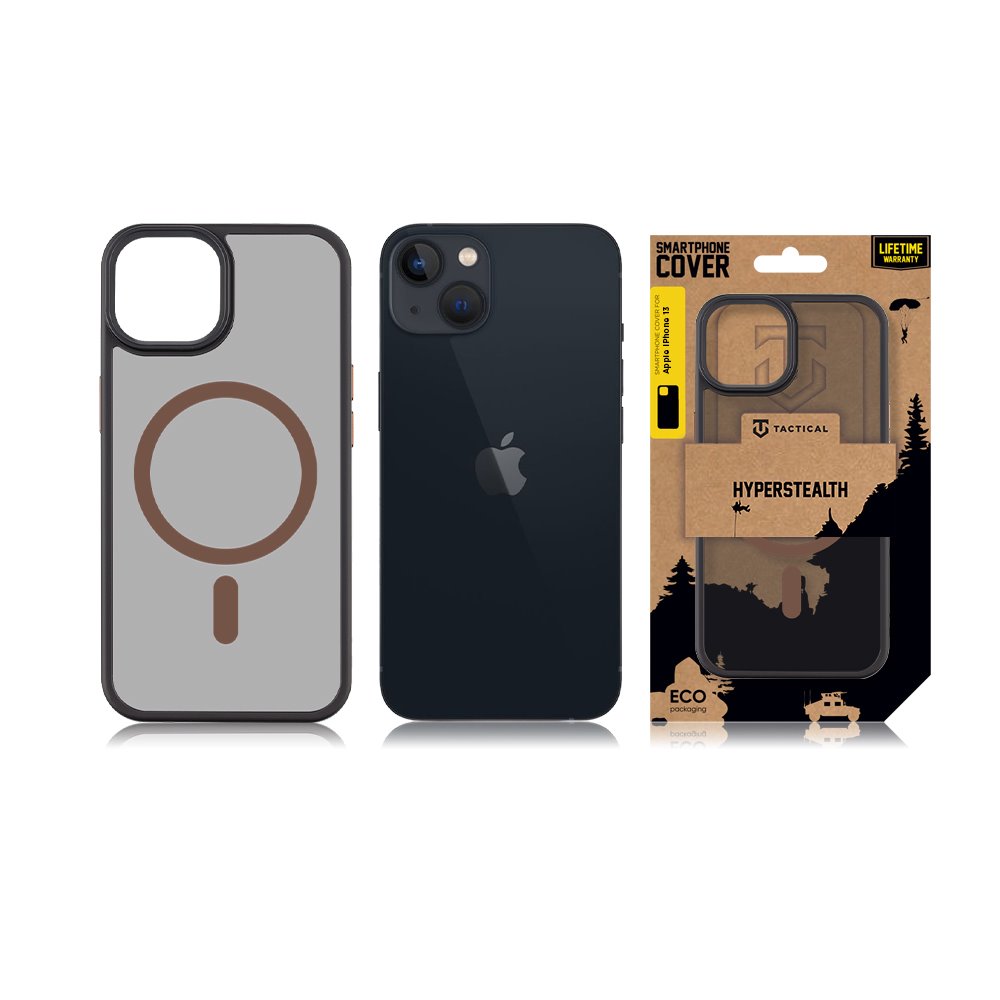 Tactical MagForce Hyperstealth 2.0 Kryt pro iPhone 13 Black/Moucha Moose