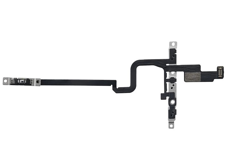 Power tlačítko flex kabel pro Apple iPhone 16 Pro (s kovovým držákem)