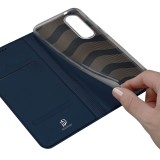 DUX DUCIS wallet case SKIN PRO for SAMSUNG S25 Edge blue