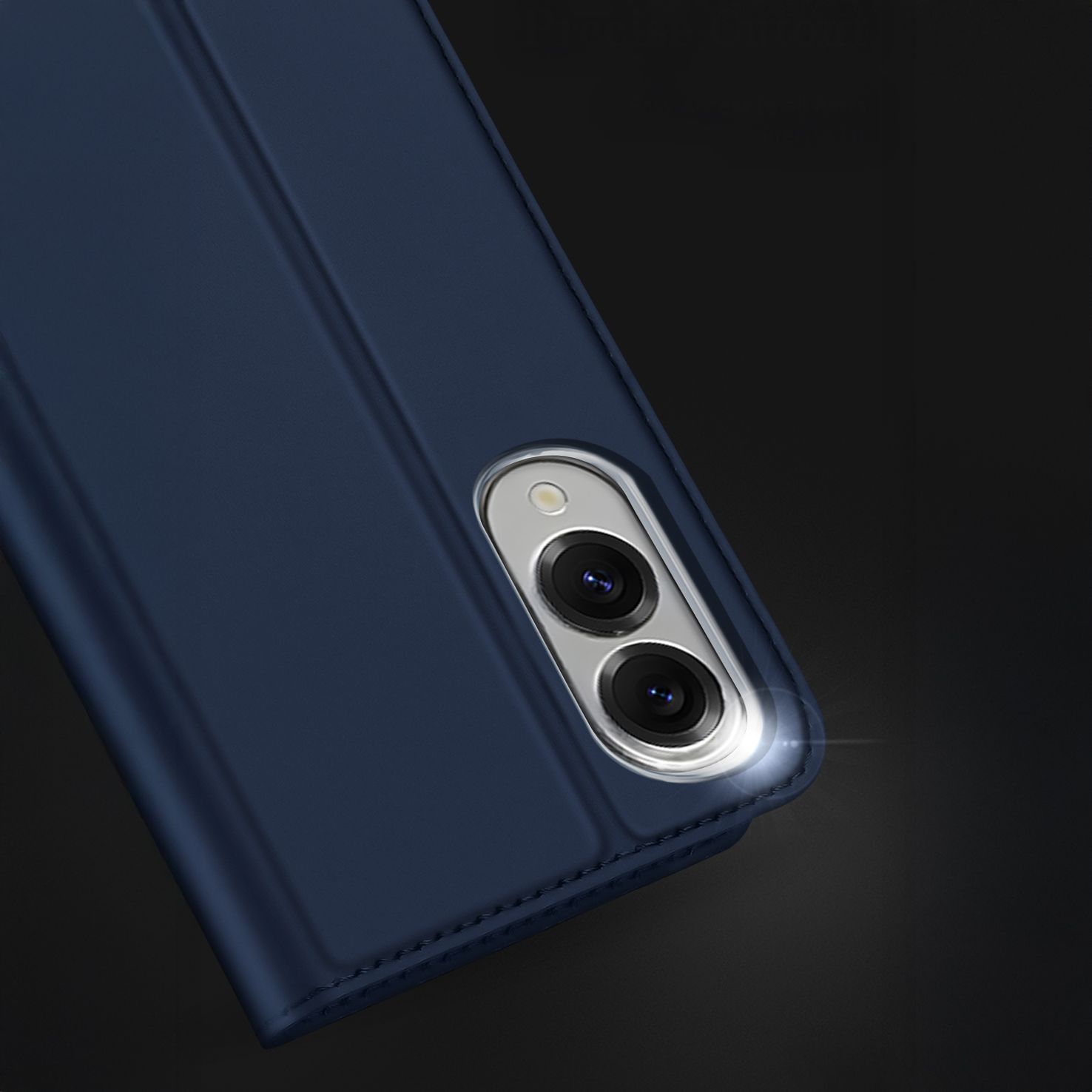 DUX DUCIS wallet case SKIN PRO for SAMSUNG S25 Edge blue