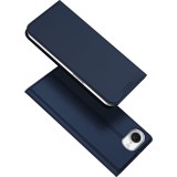 DUX DUCIS wallet case SKIN PRO for IPHONE 16e blue