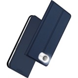 DUX DUCIS wallet case SKIN PRO for IPHONE 16e blue