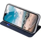DUX DUCIS wallet case SKIN PRO for IPHONE 16e blue