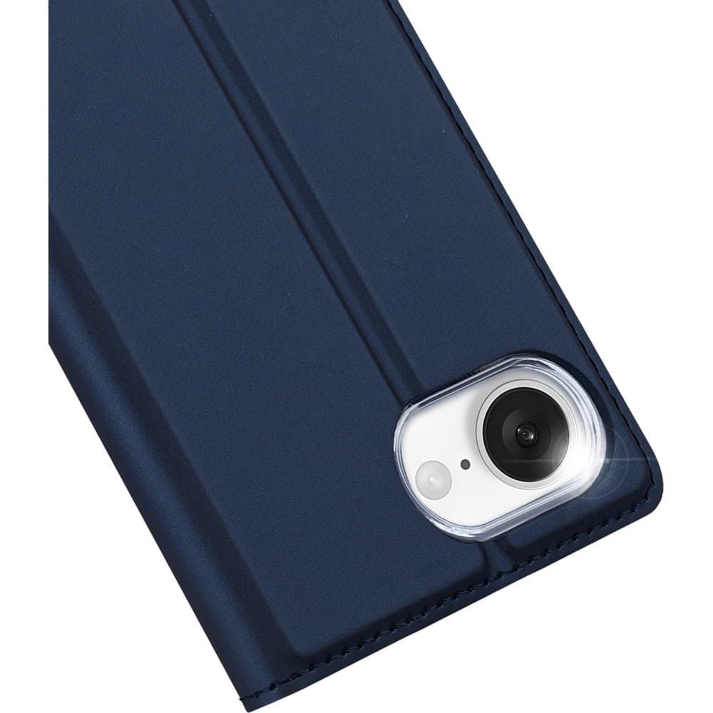 DUX DUCIS wallet case SKIN PRO for IPHONE 16e blue