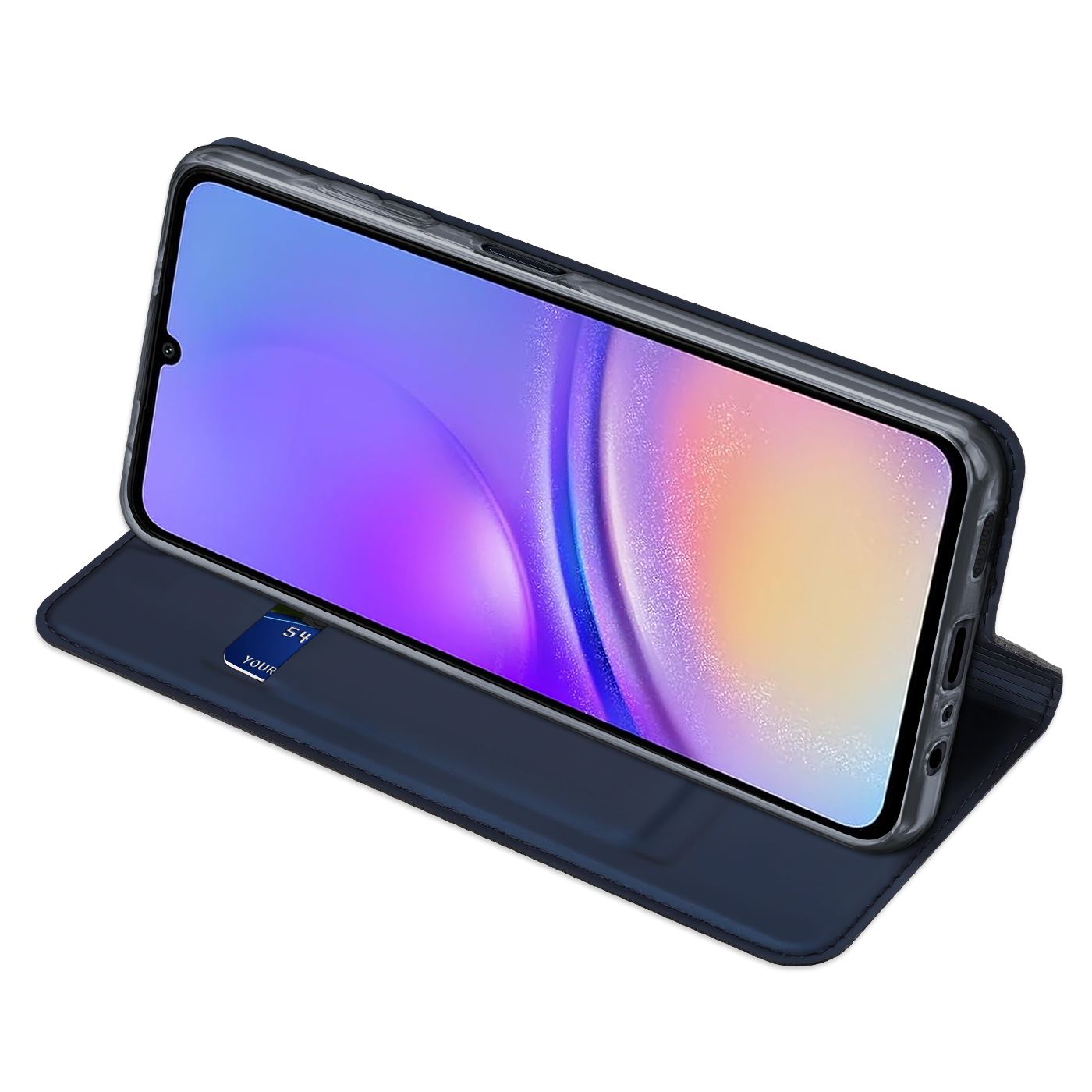 Flipové pouzdro DUX DUCIS wallet case SKIN PRO pro Samsung Galaxy A26 5G, modrá