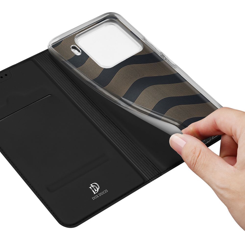DUX DUCIS wallet case SKIN PRO for XIAOMI 15 Pro black
