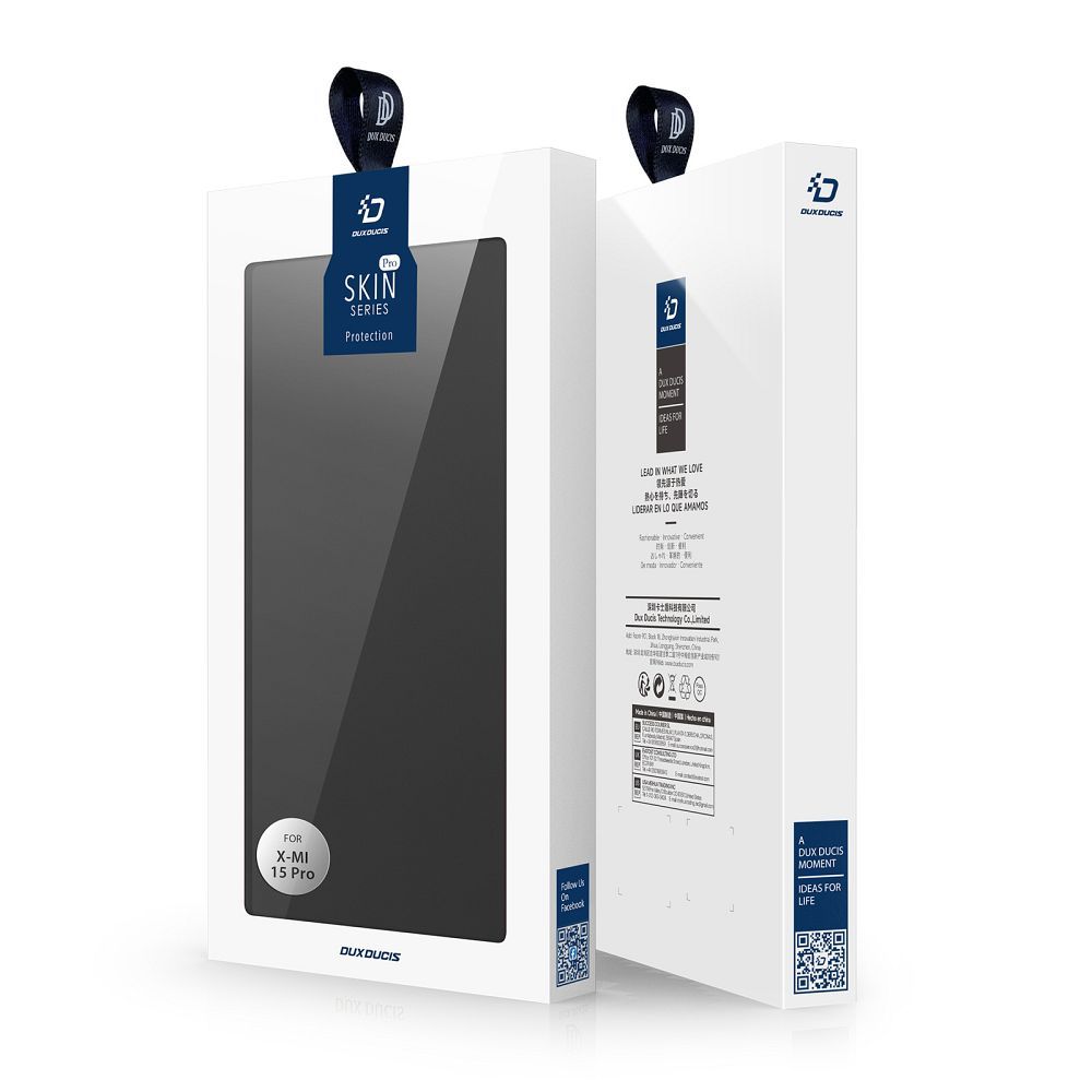 DUX DUCIS wallet case SKIN PRO for XIAOMI 15 Pro black