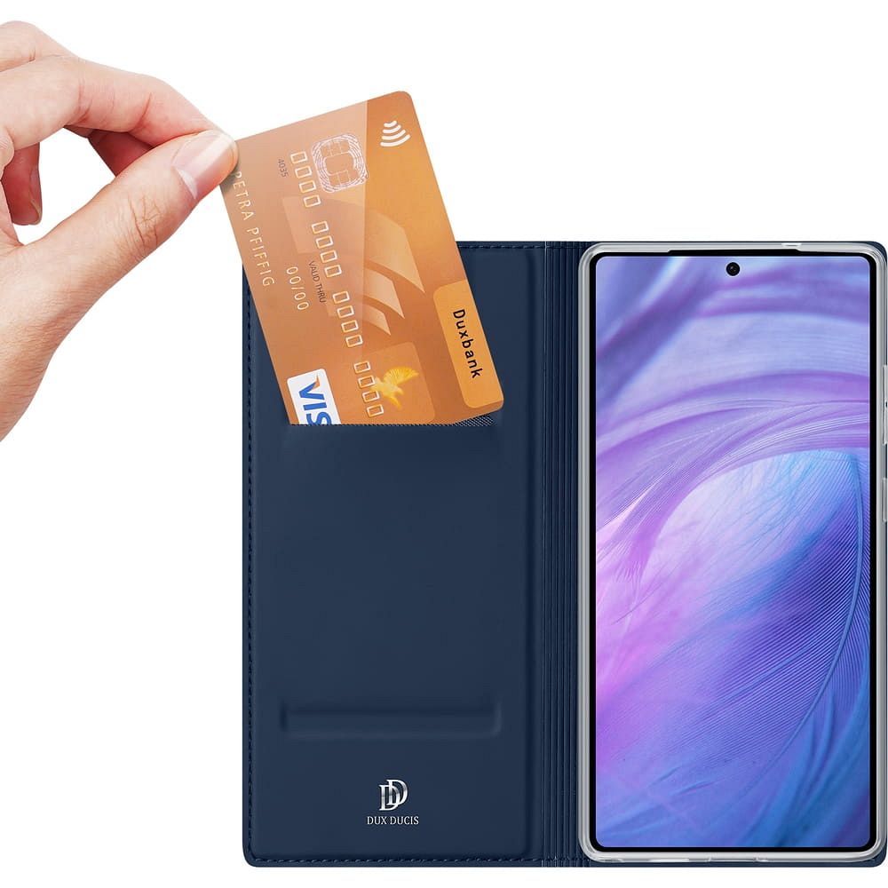 DUX DUCIS wallet case SKIN PRO for SAMSUNG S25 Ultra blue