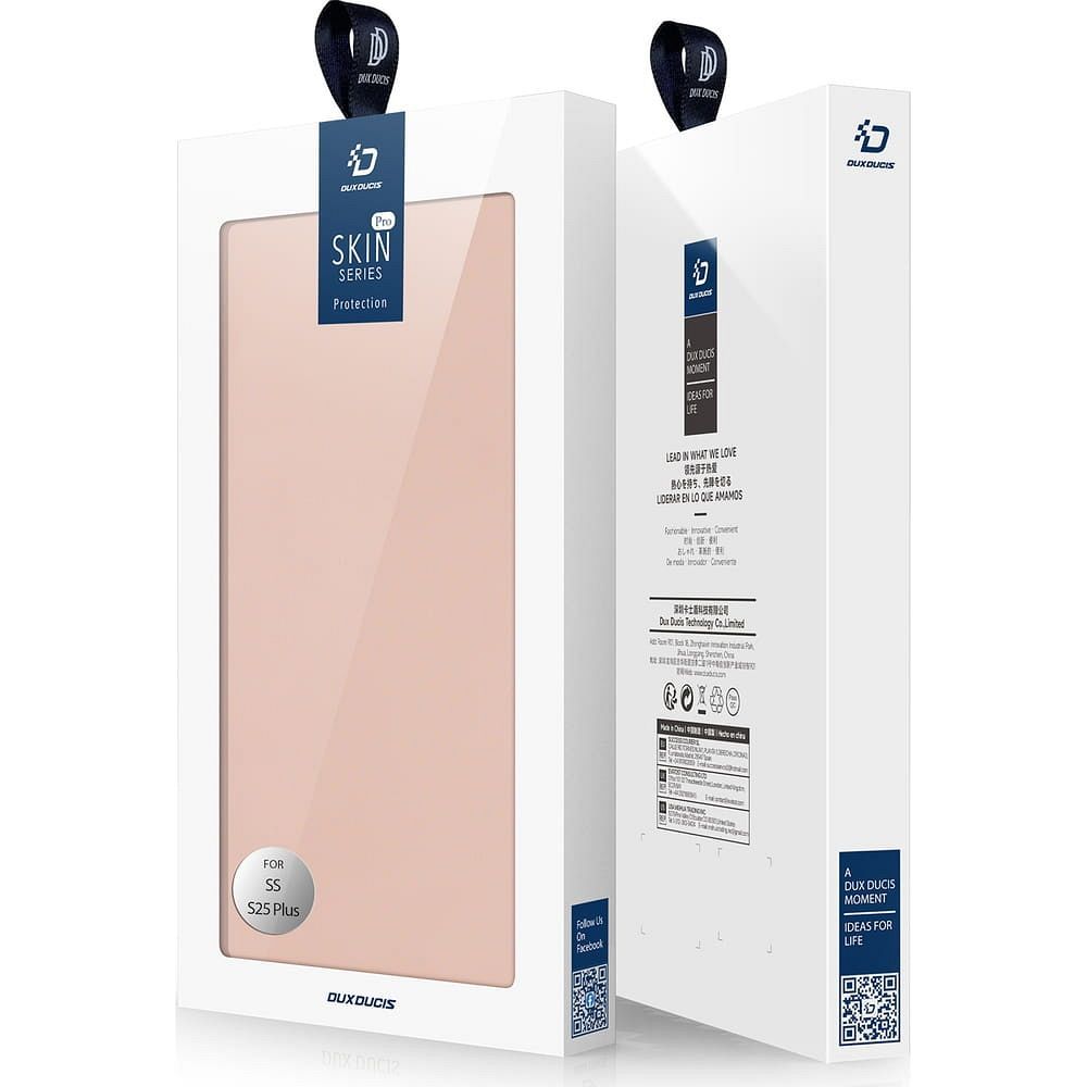 DUX DUCIS wallet case SKIN PRO for SAMSUNG S25 Plus rose