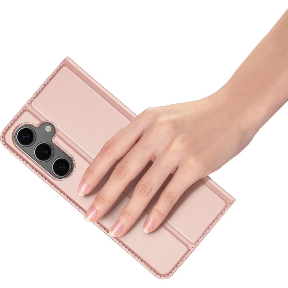 DUX DUCIS wallet case SKIN PRO for SAMSUNG S25 Plus rose