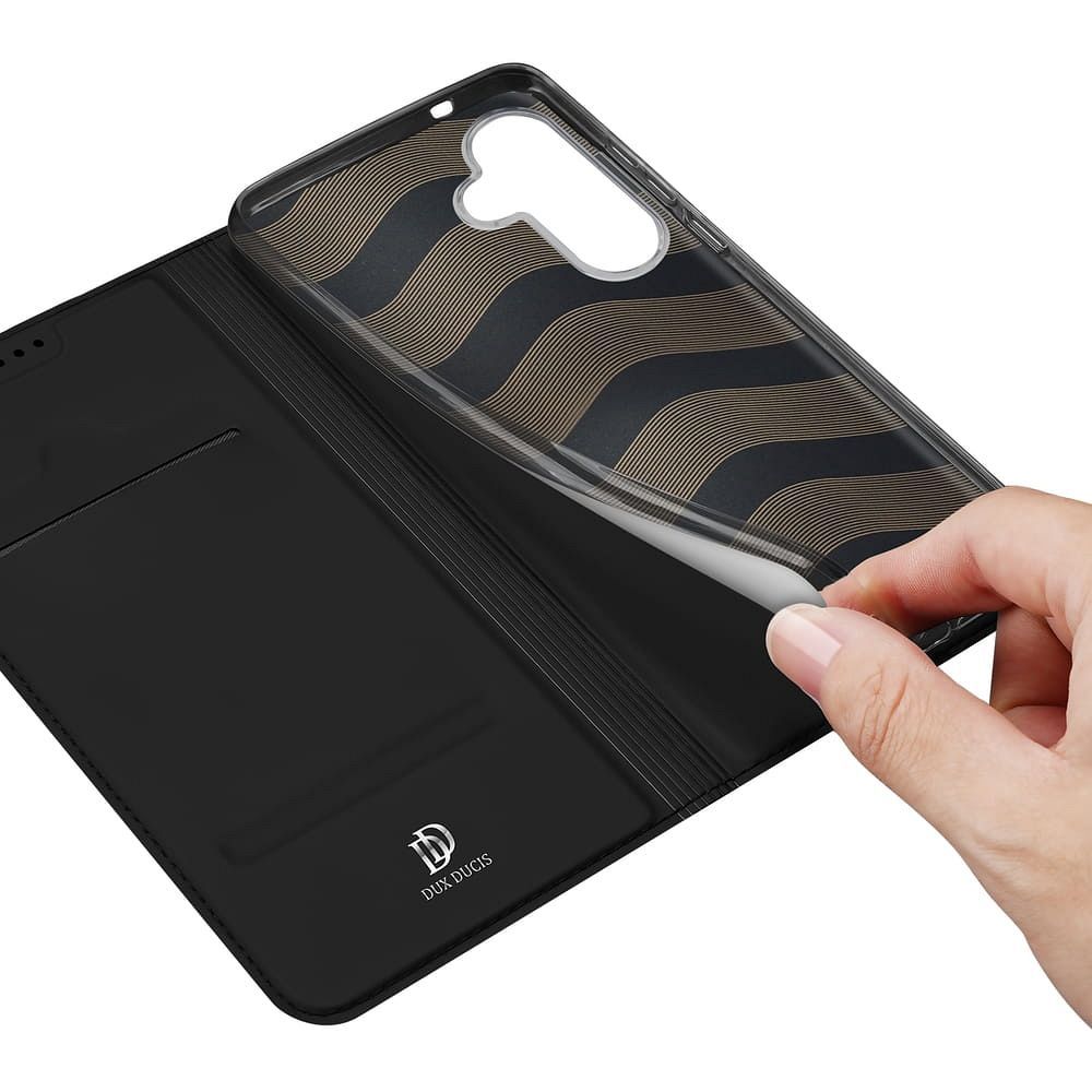DUX DUCIS wallet case SKIN PRO for SAMSUNG S25 Plus black
