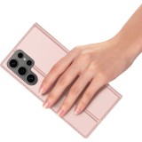 DUX DUCIS wallet case SKIN PRO for SAMSUNG S25 Ultra rose