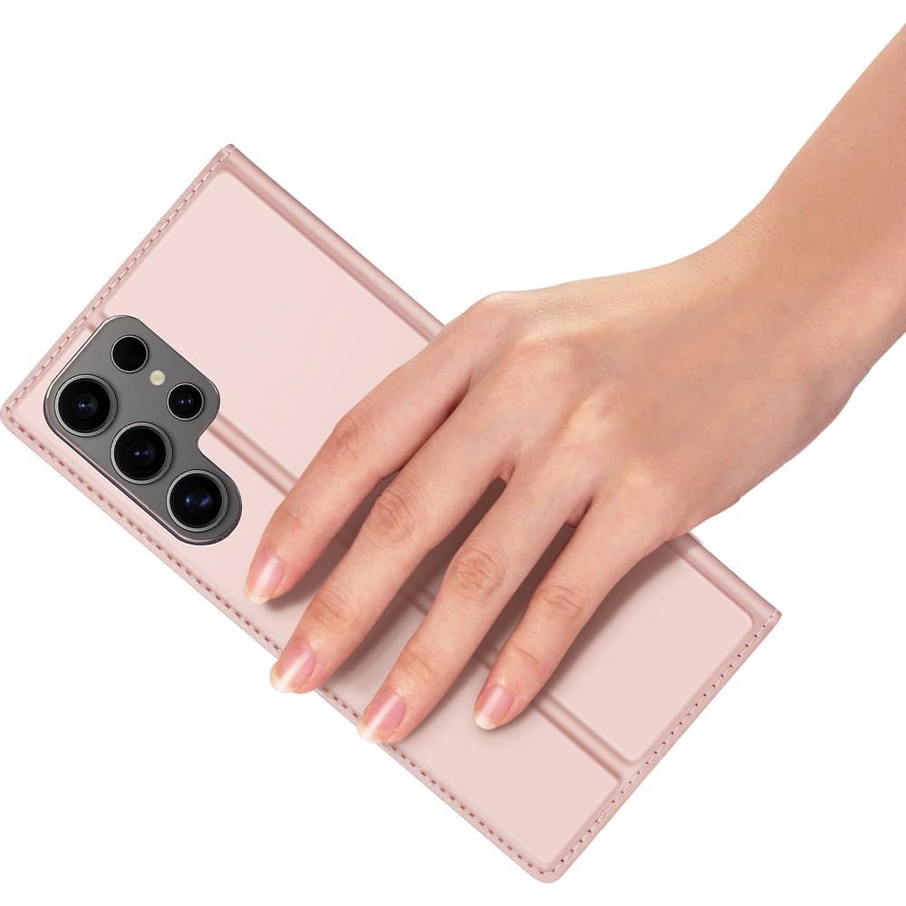 DUX DUCIS wallet case SKIN PRO for SAMSUNG S25 Ultra rose