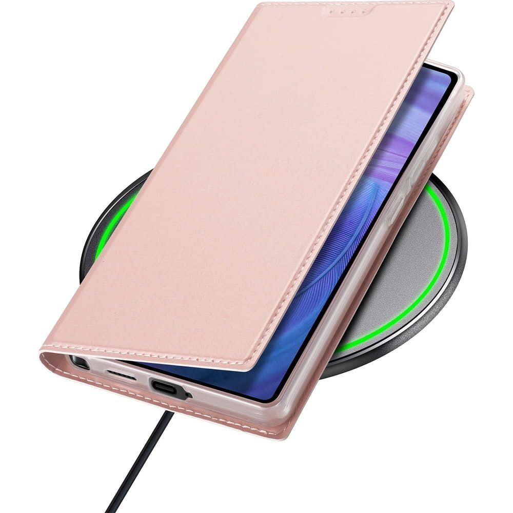DUX DUCIS wallet case SKIN PRO for SAMSUNG S25 Ultra rose