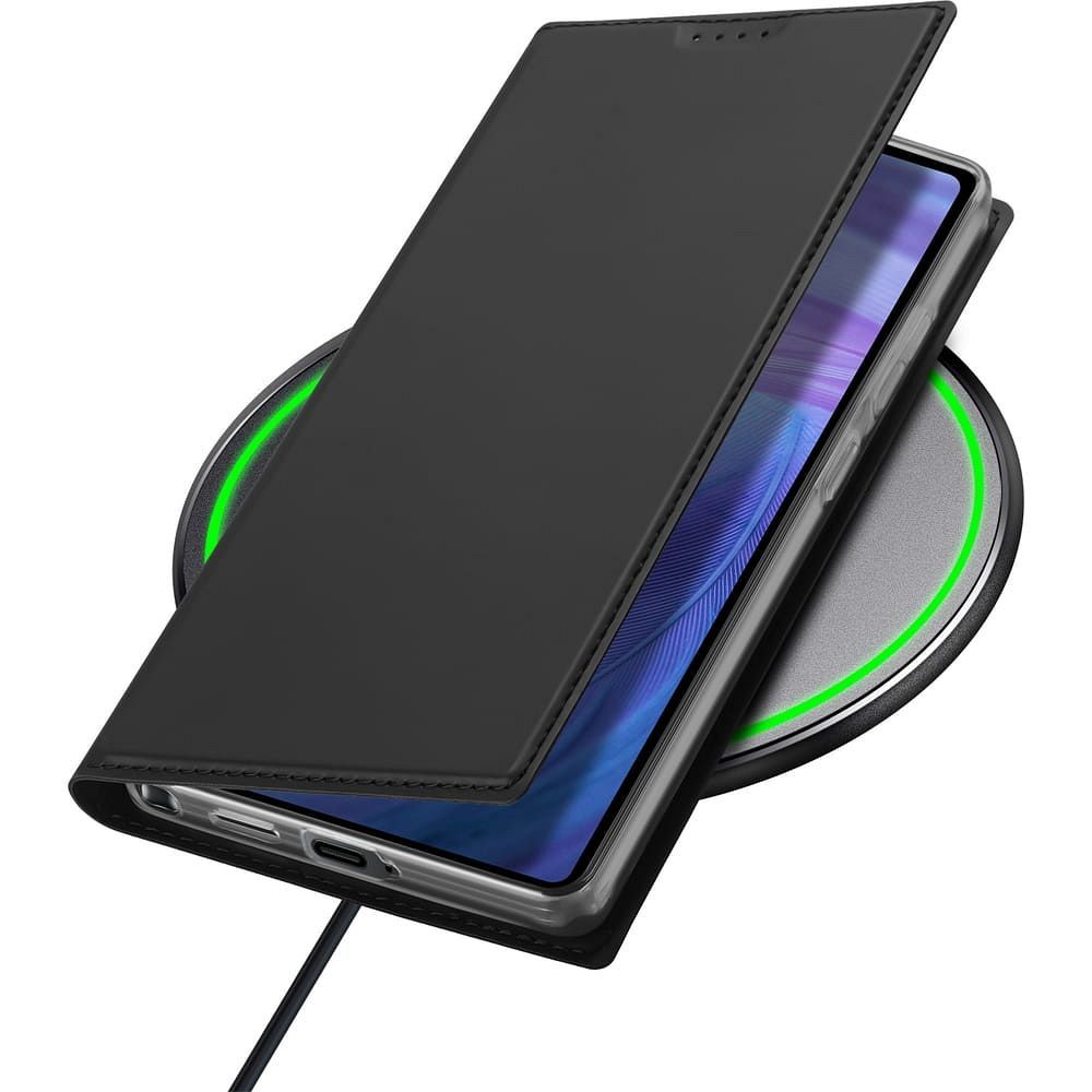 DUX DUCIS wallet case SKIN PRO for SAMSUNG S25 Ultra black
