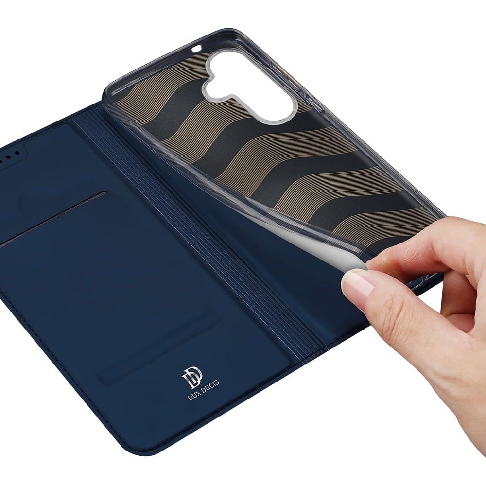 DUX DUCIS wallet case SKIN PRO for SAMSUNG S25 Plus blue