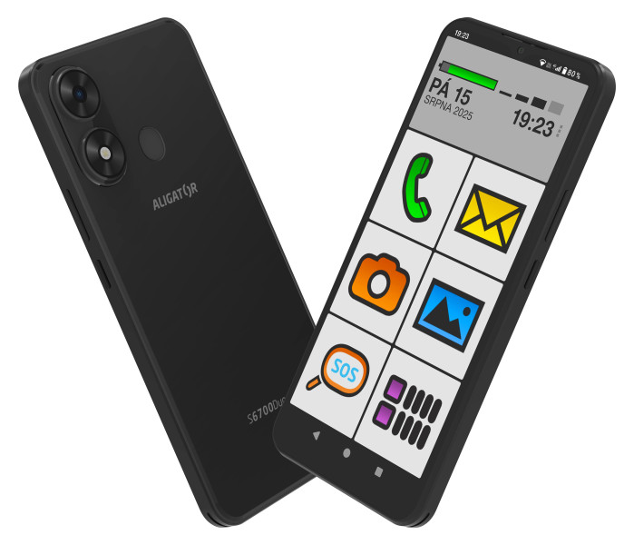 Aligator S6700 Senior 4GB/128GB černá