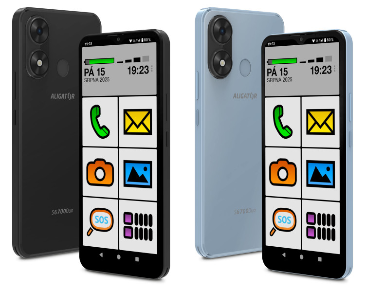 Aligator S6700 Senior 4GB/128GB černá