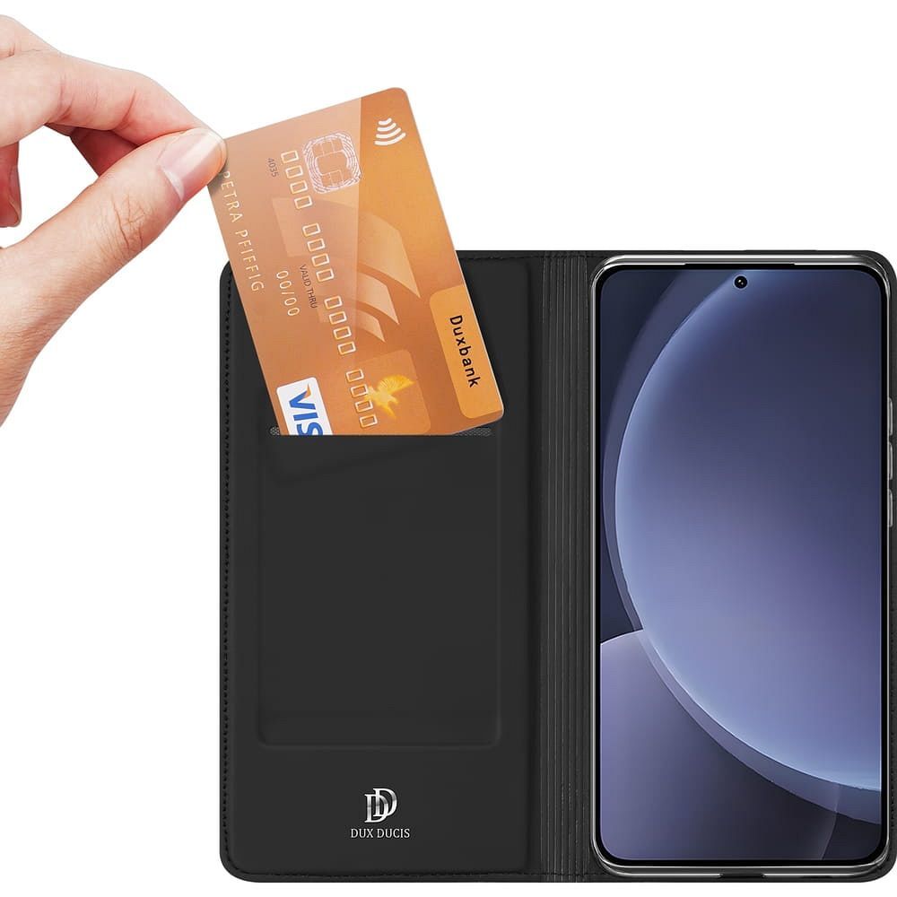 DUX DUCIS wallet case SKIN PRO for SAMSUNG S25 black